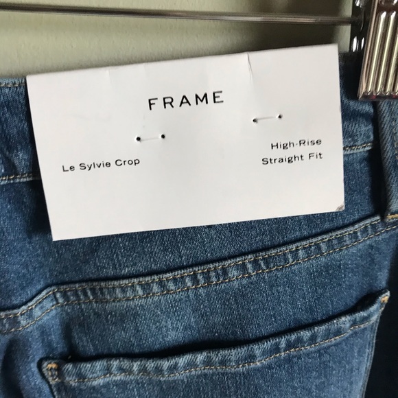 Frame Le Sylvie Crop Straight Leg Jeans size 32 - Picture 4 of 16